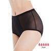 Shanhao See Through Mesh Leakproof Underwear 4 Layer Absorbenr Menstrual Panties  Heavy Flows Period Panties