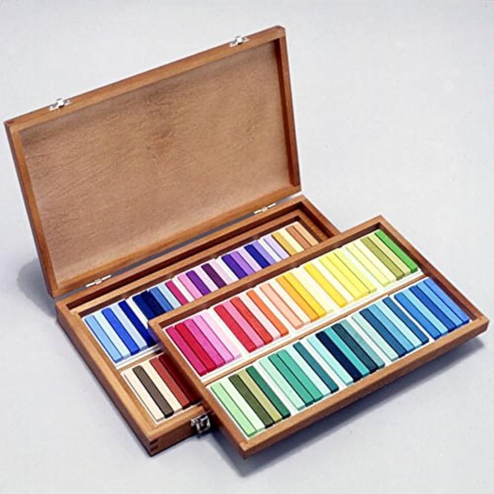 Holbein Oil Pastel U690 100 Pcs All Colors Wooden Box Set 07690