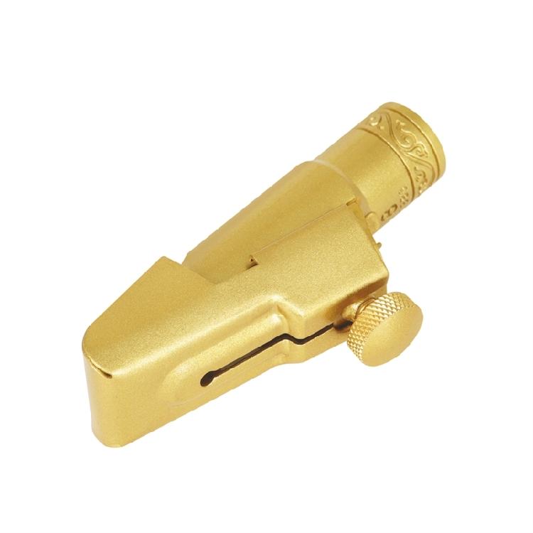 Brass Sax Mouthpieces 5C/6C/7C/8C/9C for Saxophone Professional & Beginner Metal Soprano Saxophone Mouthpiece with Caps