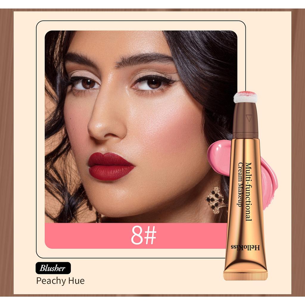 Blush High-gloss Grooming Multi-functional Makeup Pen, Pearlescent Fine Glitter Brightening Facial Grooming Cream