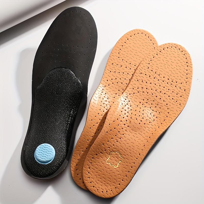 Arch Support Insoles for Men and Women - PU Orthopedic Cushioned Insoles, Flat Feet Correction Inserts for Casual & Dress Shoes