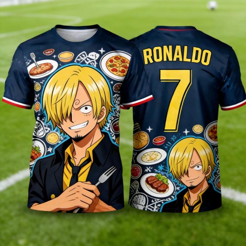 Football Jersey for Adults and Kids Special Design Oversized Unisex T-shirt