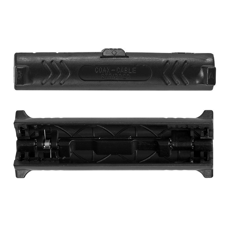 Round Grip Spring Lever Electrical Wire Stripper Pen Rotary Coax Coaxial Cable Wire Pen Cutter Audio Video Cable Stripping Tool