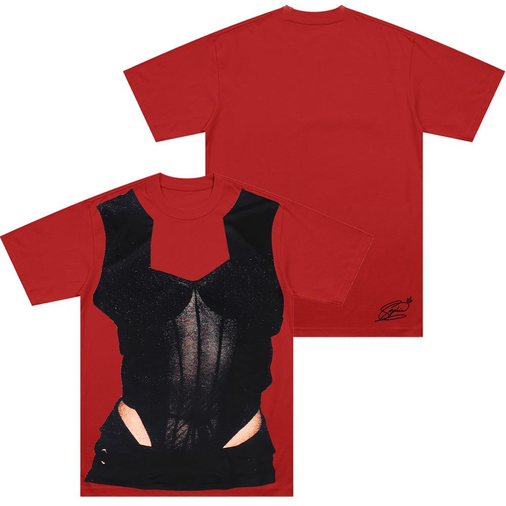 

Holiday Chaos Sophia Tees Kpop Tee Cotton Crew Neck Short Sleeve T-shirt KATSEYE Band T Shirt Unisex Aesthetic Fashion Clothes XS