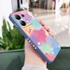 Rainbow Flower Phone Case For Xiaomi Redmi Note 13 12 12S 11 11S 10 10S 9 9S Pro Plus 4G 5G Liquid Silicone Cover