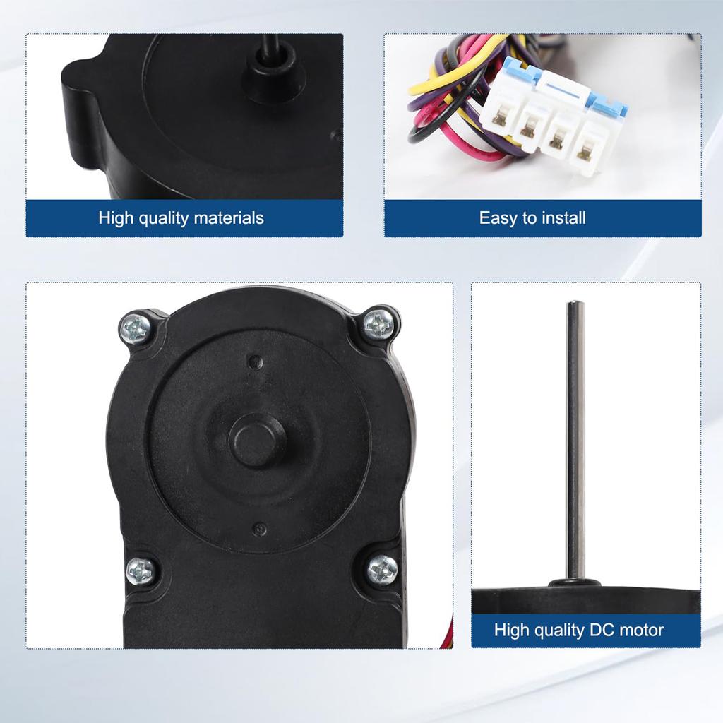 EAU63923602 Motor ventilator condensator frigider de asamblare de schimb pentru ODM-001F-4B Motor ventilator de răcire 12V 1A Frigider