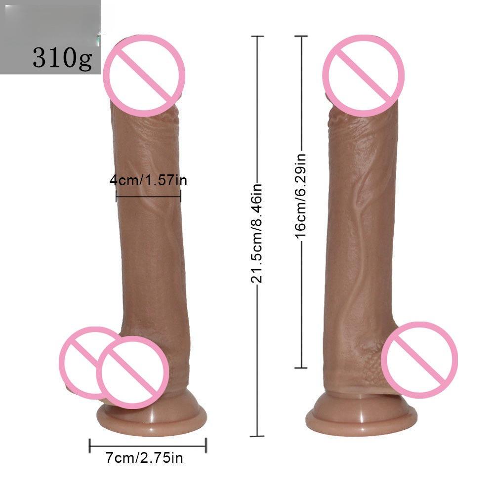 Liquid Silicone Dildo Female Masturbator Adult Soft Anal Plug Wearing Dildo Sexual Products