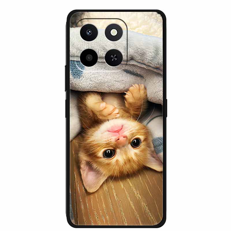 Phone Case For Honor X7D Honor 400 Smart Honor Play10T 5G Soft Silicone TPU Protector Shell Cartoon Gift Anime Funda Flower Capa