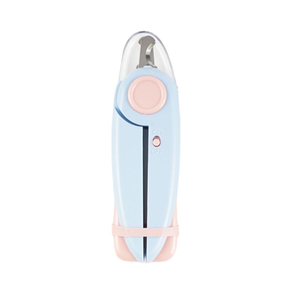 

LED Pet Nail Trimmer Splash Guard Pet Nail Grooming Tool Safe Blood Line Nail Cutter Dog