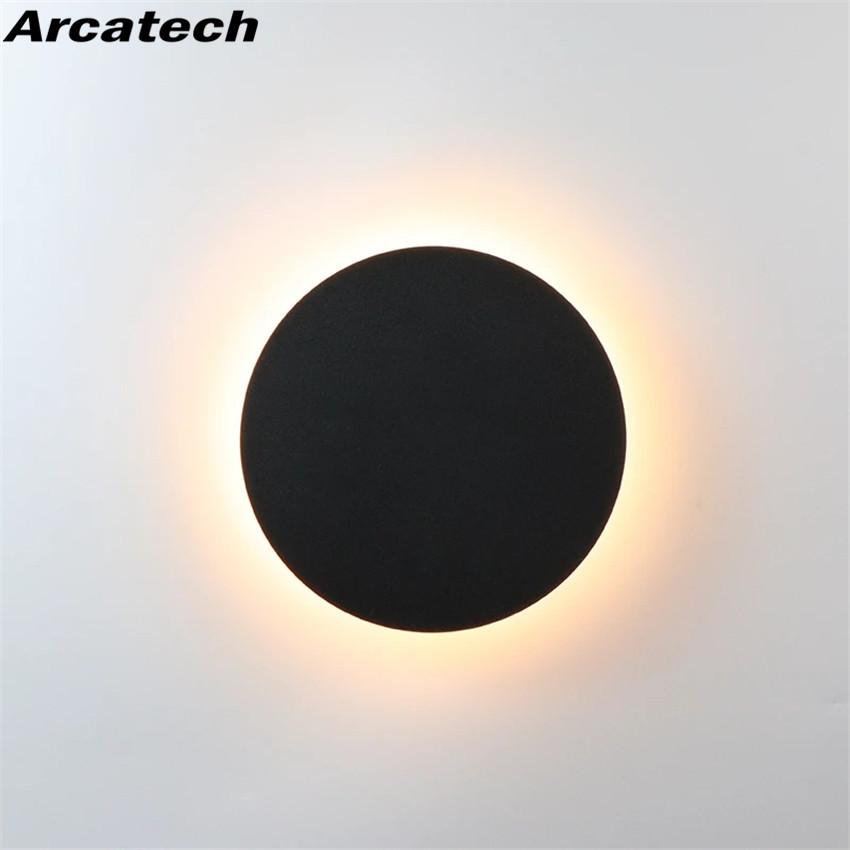 Indoor LED Wall Lamp Living Room Decoration Wall Light Home Lighting Aluminum Wall Lamp Fixture Loft Stair Light AC85-265V