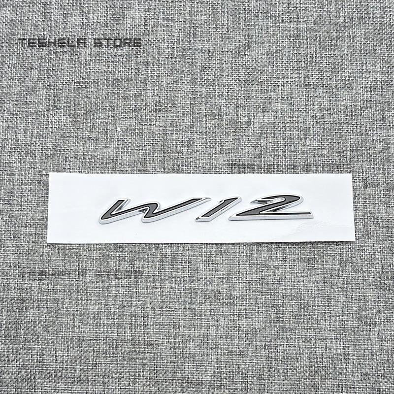3D ABS W12 V8 V8S Emblem Car Fender Side Badge Sticker For Bentley Flying Spur Bentayga Continental GT Mulsanne Accessories