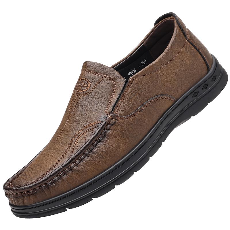 

Мужская кожаная обувь Черная обувь Деловая формальная обувь JZ-19806 44 хаки