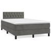 VidaXL Slat Bed Base with Mattress and LED, Upholstered Bed, Double Bed, Adult Bedroom Interior Bed, 3270172