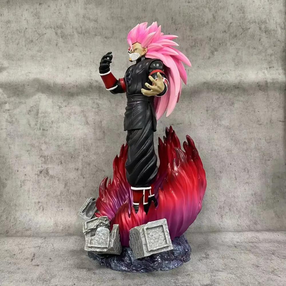 Anime Figure Dragon Ball Super Saiyan Rose Kamen Goku Black Figurine 33cm Gk Statue Pvc Figure Collectible Model Boy Toy Gift