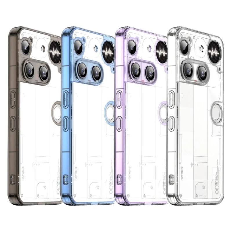 Anti-Fingerprint Shock Resistant Clear Case for Nothing Phone 3 5G Phone3 3A Pro Phone3a Accessories
