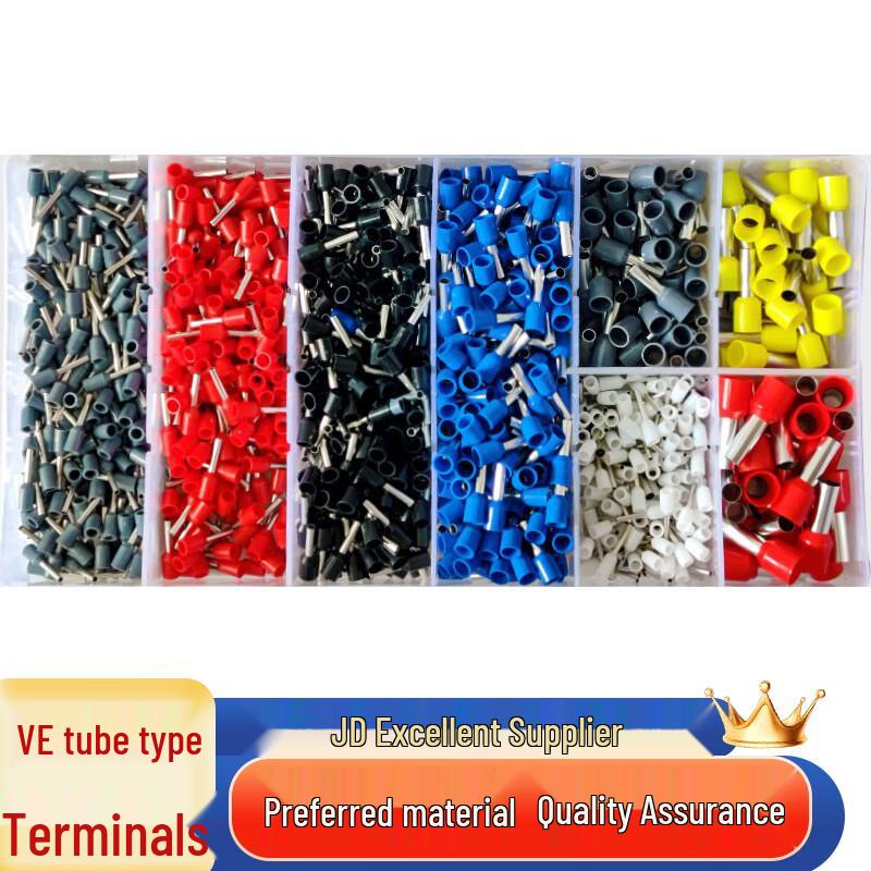 Guxin Pre-Insulated Tubular Wire Terminals & Crimping Tool Kit
