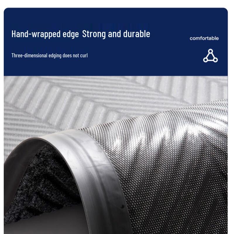 Durable Rubber Edge Anti-Slip Entrance Mat