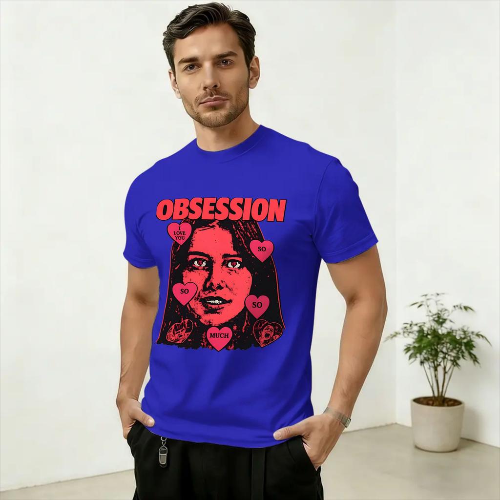 Obsession Movie 2026 T Shirt Unisex Pure Cotton Humorous TShirts Round Neck Tee Shirt Short Sleeve Clothing Adult
