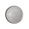 (2 Pack -Collins Grey Stoneware Round Salad Plate
