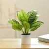 Fake Flowers And Leaves Green Plant Bonsai Creative Indoor Simulation Flower Artificial Plant Simulation Pot