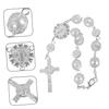 CALLARON Car Rosary Bracelet Car Mirror Hanging Prayer Beads