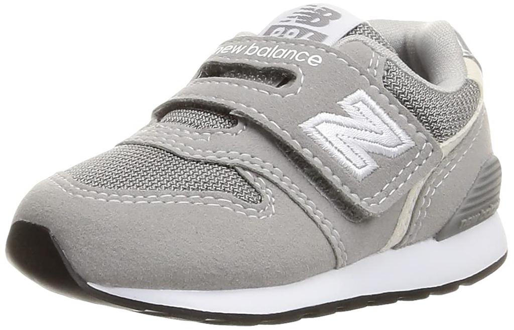Sneakers IZ996 Current Model Velcro Boys Girls Gray cm W [New Balance] Baby/Kids (GR3) 13.0