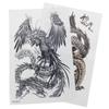 Temporary Tattoo Sticker Dragon Phoenix Body Arm Leg Waterproof Art Sticker