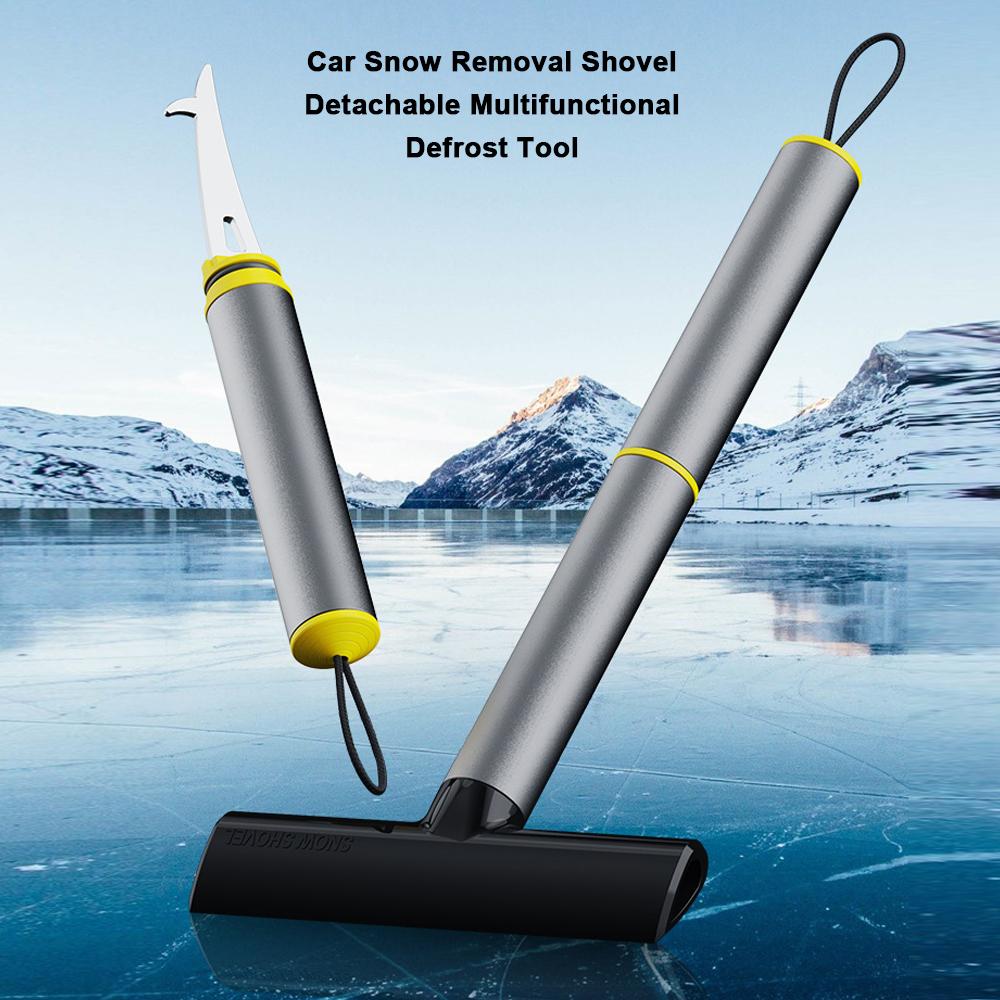 Car Snow Broom, Car Snow Removal Snow Brush Snow Roof Rake With Shovel Detachable Deicing Scraper For Portable Car