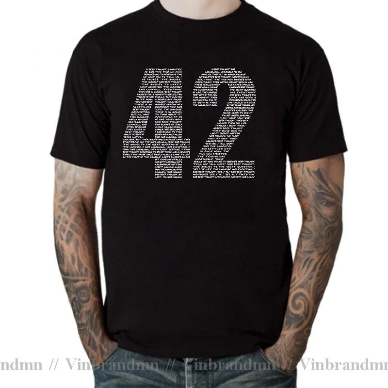 2026 Fashion Custom 42 Hitchhiker Guide To The Galaxy T Shirt Unisex The Meaning Of Life Scifi Tshirts Retro Science Guide Tshir