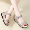 Women Summer Elevator Platform Sandals Outdoor Dressy Open Toe Casual Girls Big Size Thick Sole Black Grey Sandals