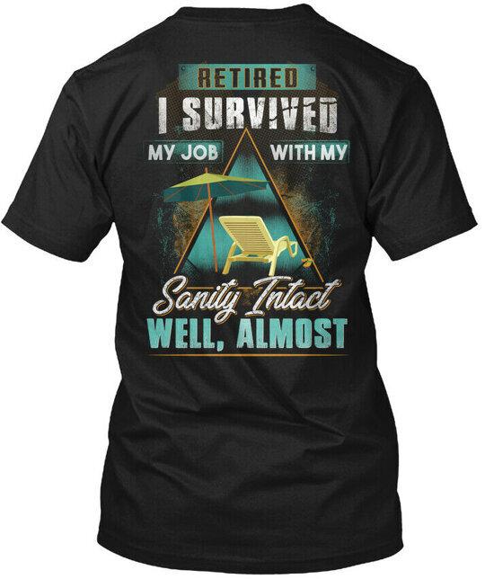 Retired T-Shirt Made in the USA Size S to 5XL Unisex T-Shirt L