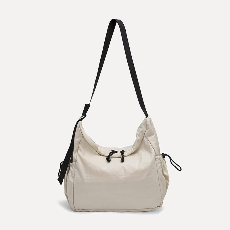 IELGY Fashion Korean Version Student All-Match Casual Nylon Tote Bag Large Capacity Shoulder Messenger Bag
