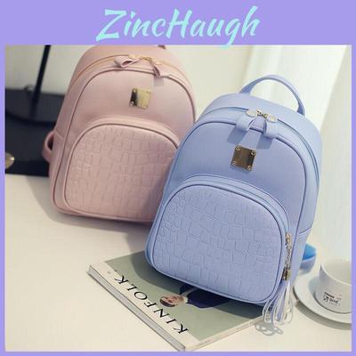 Elegant Women Pu Leather Braided Backpack With Adjustable Straps For Daily Use