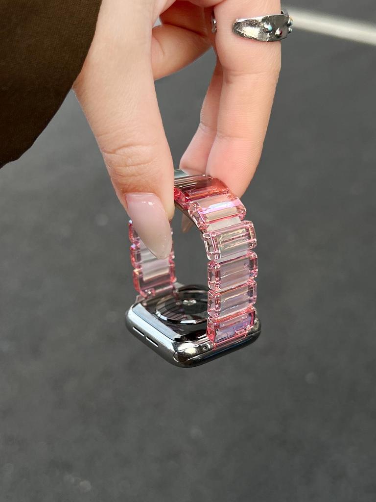 Compatible with Apple Watch S11: New Summer Strap - Resin & Silicone S10/S9 Bands with a Premium Feel