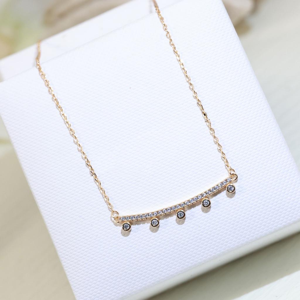 

Narrow Circular Necklace with Colorful Gemstones, Non Allergic Electroplating, Thick Gold, Birthday Gift, Daily Wear, Free Shipping розового золота