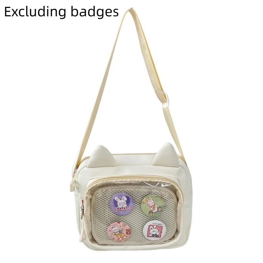 Japanese JK Shoulder Bag Y2k Transparent Crossbody Bag Fashion Small Square Bag  Student