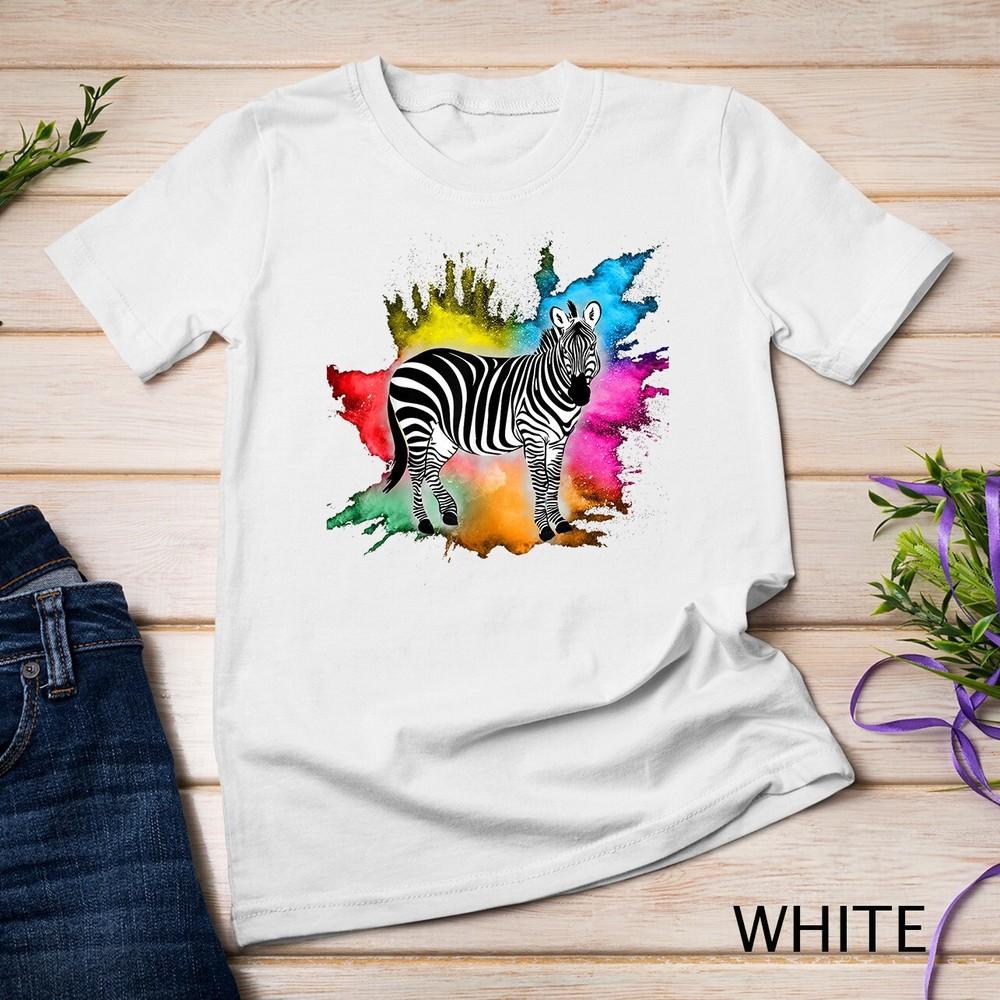 

Zebra Safari Zookeeper Africa For Men Women Horse Unisex T-shirt 3XL