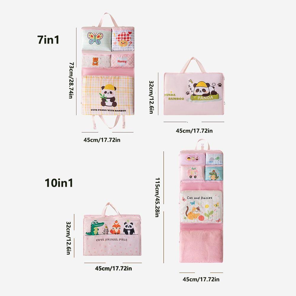 Foldable Hanging  Travel Storage Bag Large Capacity Clothing Packing Bag Luggage Organizer  Travel