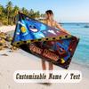 Personalized Beach Towel,Poppy Playtime Custom Printed Name Text, Super Absorbent Towel For Beach Vacation
