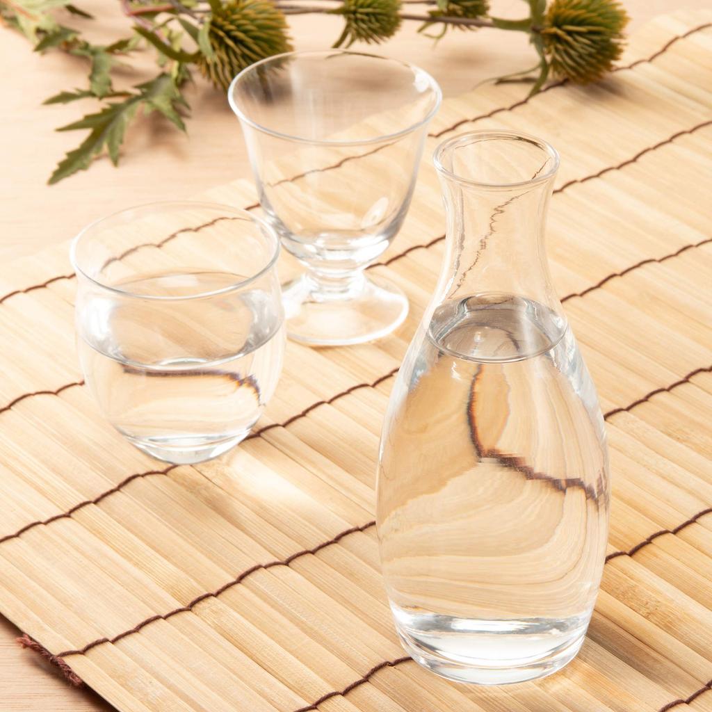 Toyo Sasaki Glass Sake Made In 61001 Bottle, 180ml, Japan,