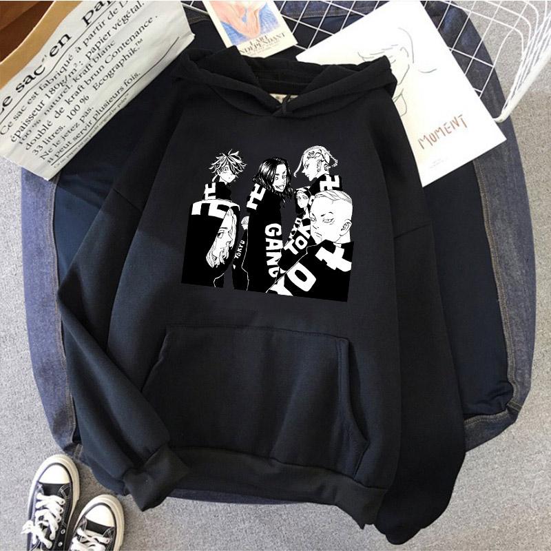 Moletom com Capuz Tokyo Revengers Anime Fantasia Jaquetas Masculinas Casacos com Capuz Casuais Moletons Blusas de Moletom Conjunto de Treino Masculino Roupas Outerwear