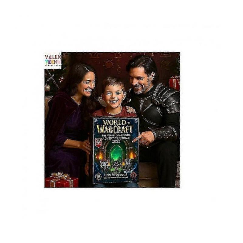 World Of Warcraft: Azeroth Heroes Advent Countdown Holiday Blind Box Christmas Tree Decoration Acrylic Pendant