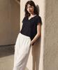 Metapeo Wide Cotton Pants White
