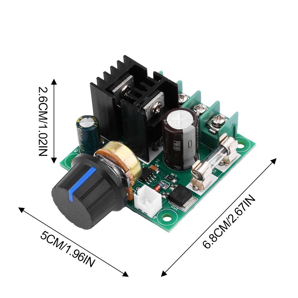 

1Pcs DC 12V-40V 10A 400W PWM DC Motor Pump Regulator High Power Controller Speed ​​Controller 9V 12V 24V 36V With Knob Switch