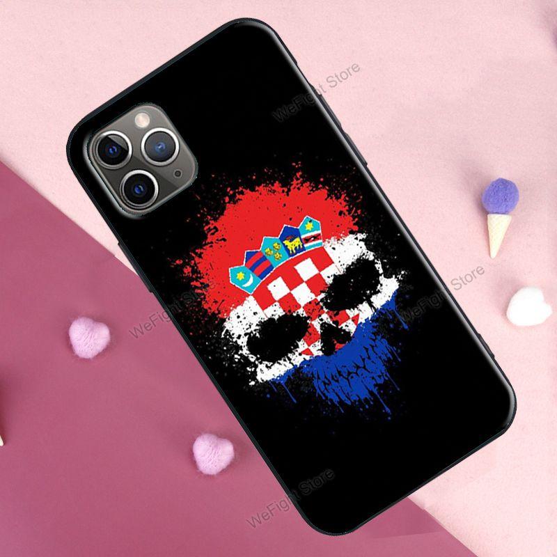 Croatia Flag Coat of Arms Case For iPhone 12 13 Pro Max Mini 7 8 Plus SE 2020 Cover For iPhone 11 Pro Max XS XR X