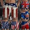 UK USA America United States Flag Boxing Muay Thai Kickboxing Shorts 3D Print Training Unisex Men Women Fitness Gym Sport Workout Casual Streetwear
