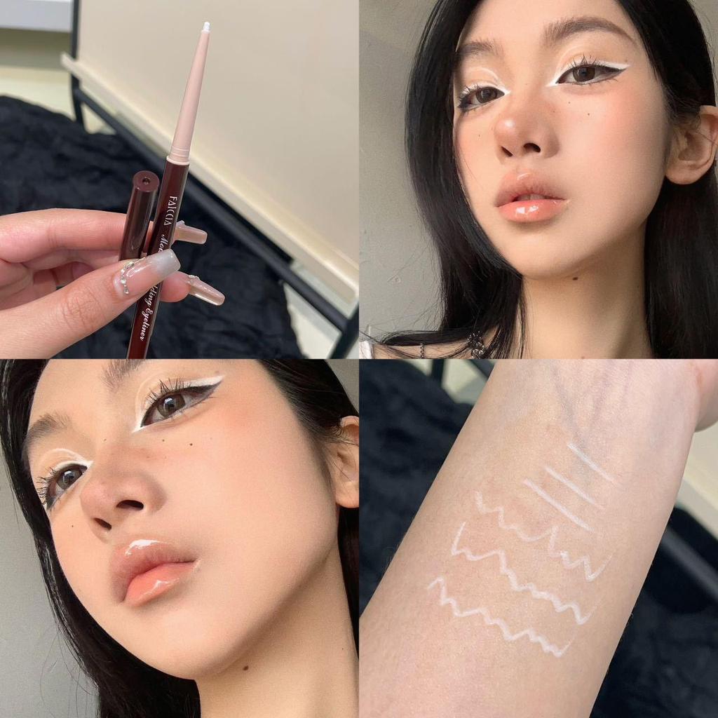 Kamaimei Ultra-Fine Waterproof Eyeliner Pencil - Sweat & Smudge-Proof, Natural Definition for Beginners