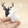1/12 Dollhouse Deer Head Wall Hanging Decoration Dollhouse Miniature Christmas Scene Ornament Dolls House Accessories
