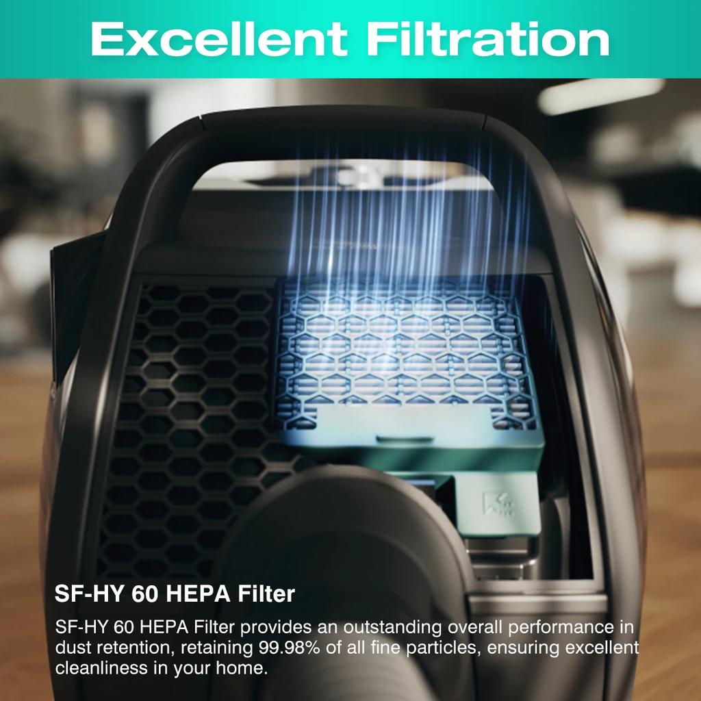 Filterset - Kompatibel mit Miele Boost CX1 Staubsaugern - Ersatzfilter SF-HY 60 & CX-FSF - Ideal für Allergiker