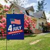 Patriotic One Nation Under Welcome Grădină Steagul Inch Dublu Fețe Ziua Independenței Ziua Memorială Banner de decorare în aer liber